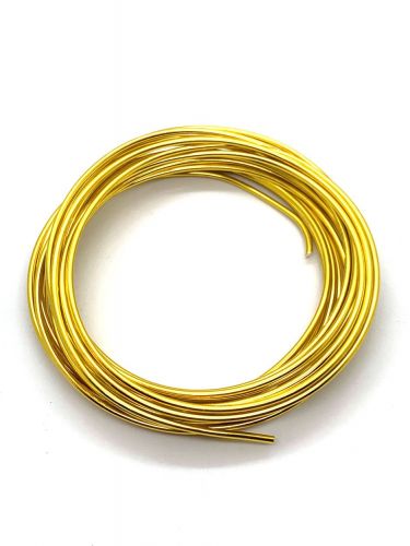 Wire Aluminium - Gold - 2mm x 4M