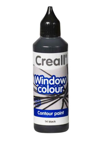 Window Colors - Contour - CREALL-GLASS - Sticker Paint - Black