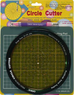 Orbis Precision Circle Cutter - Complete Cuttingset with Mat