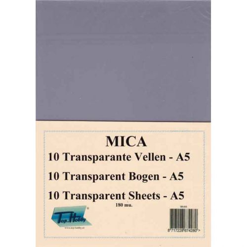 MIKA - Transparent Bogen Packung - A5 - 10 Bogen
