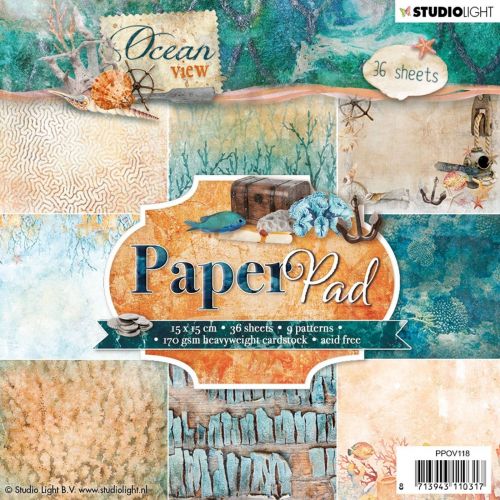 Ocean View Paper Pad - 15 x 15cm