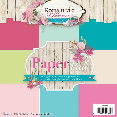 Romantic Summer - Paper Pad - 170grams Karton