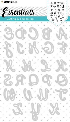 Embossing Die-cut Stencil - Essentials -  Alphabet