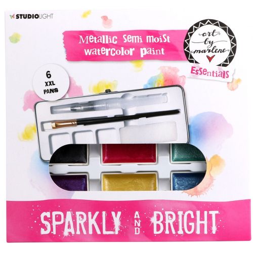 Watercolor set Metallic Sparkly and Bright nr.03 - Studio Light