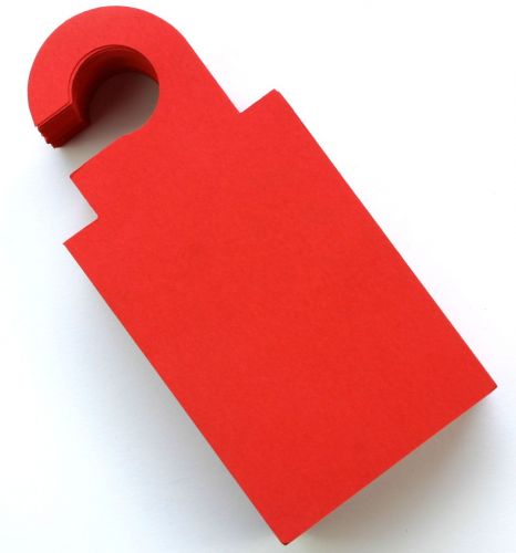 ATC  Hanger Card - Bulk - Red