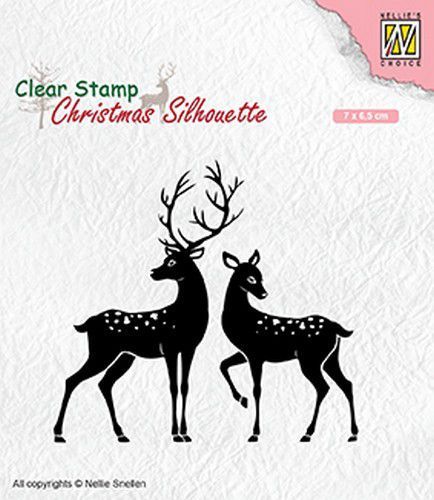 Clear Stamp - Silhouette - Deer