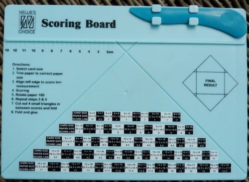 Scoringboard XL - 30 x 30cm - cm-scale